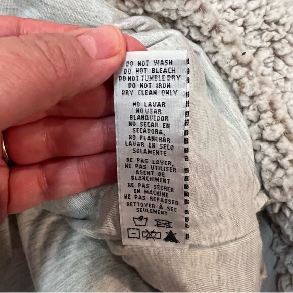 Thread & Supply 1/4 zip mock neck pullover Fuzzy Sherpa Sweatshirt L - Picture 5 of 8